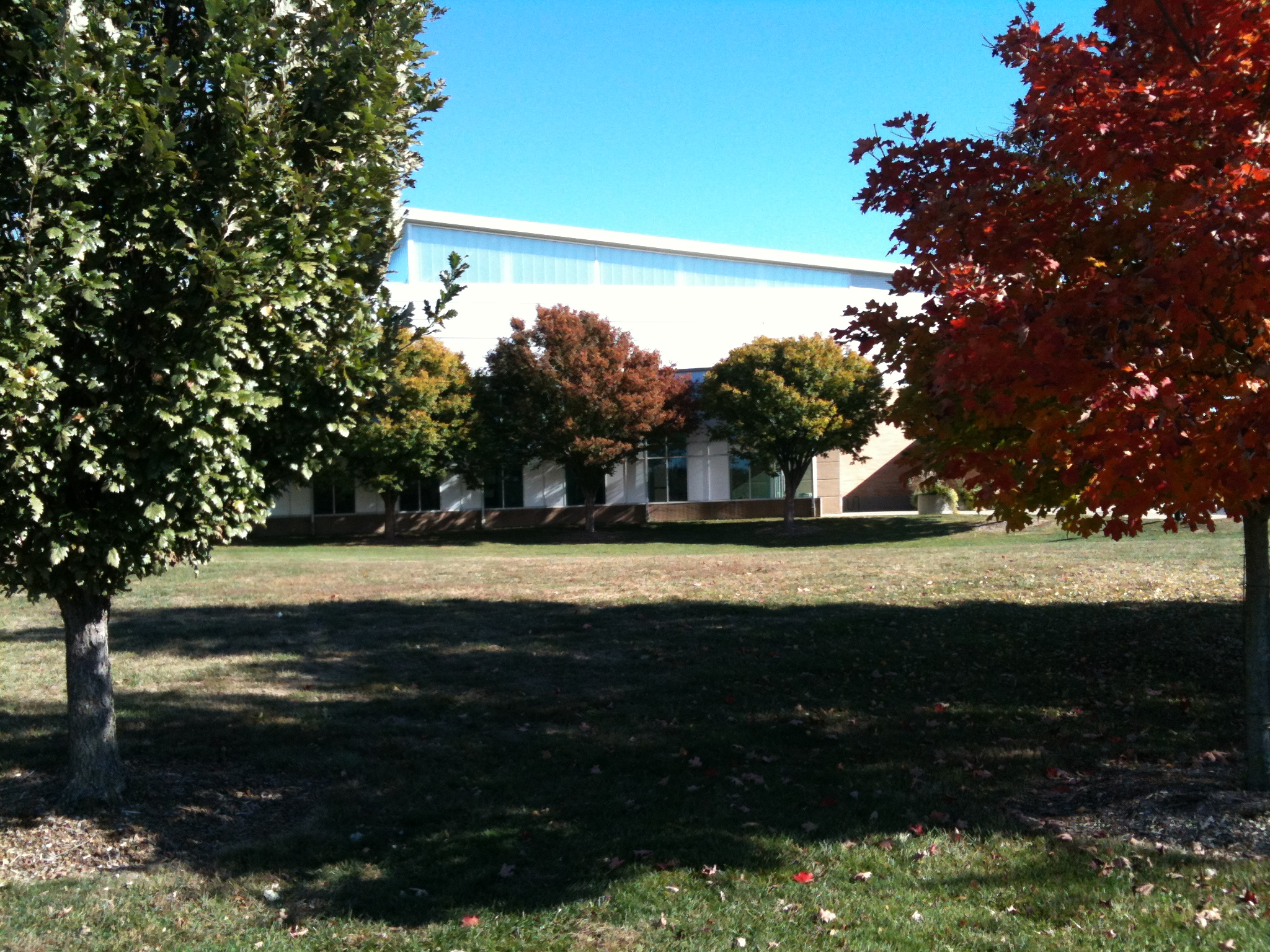 Recreation and Athletics Center in the afternoon