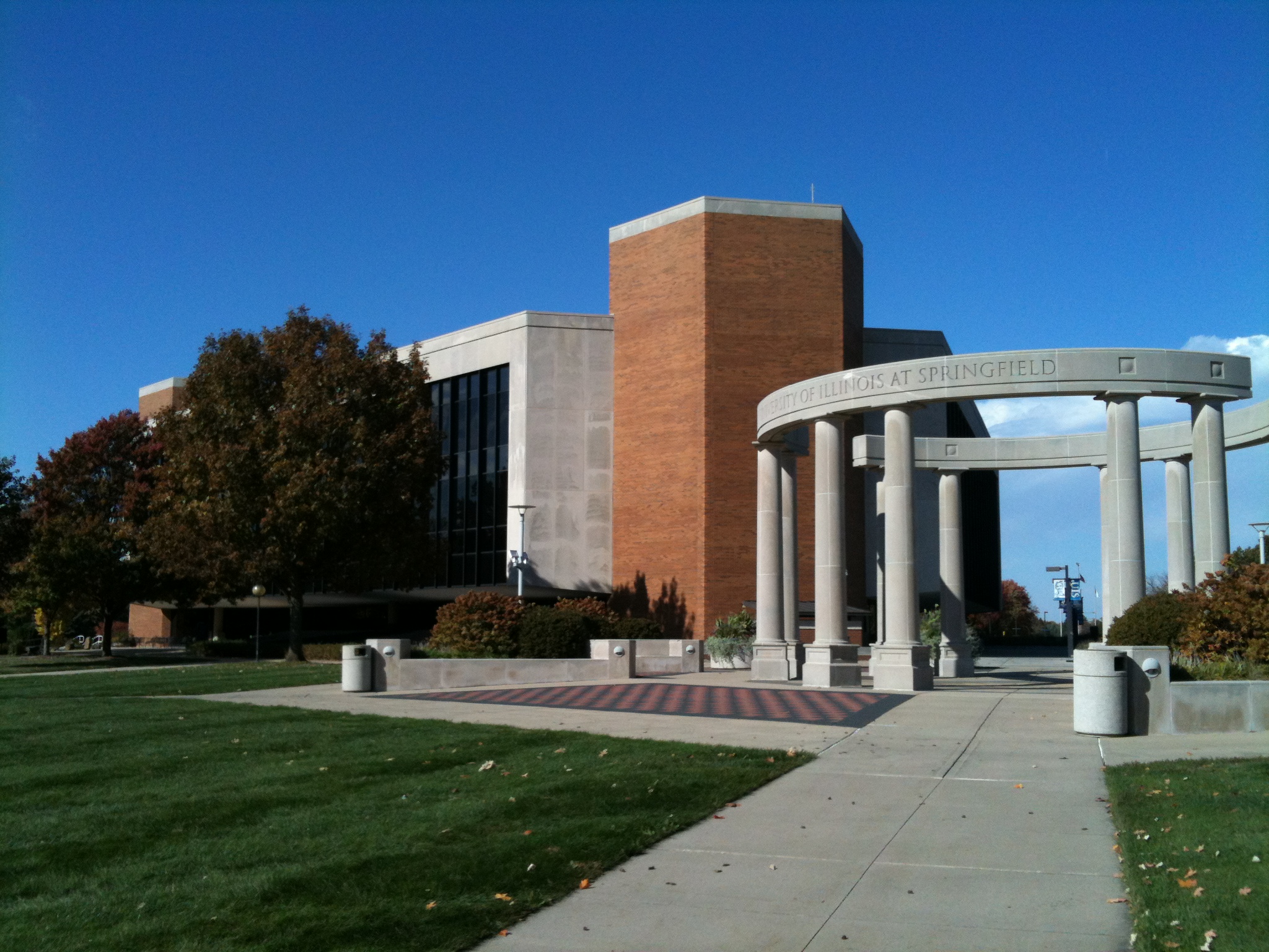 The Quad and PAC at midday
